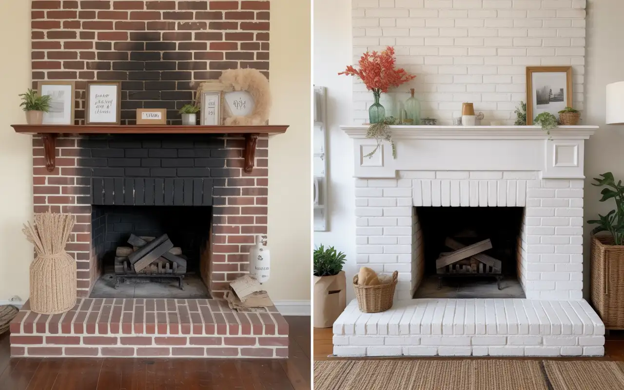 How to Paint a Brick Fireplace (Step-by-Step Guide)