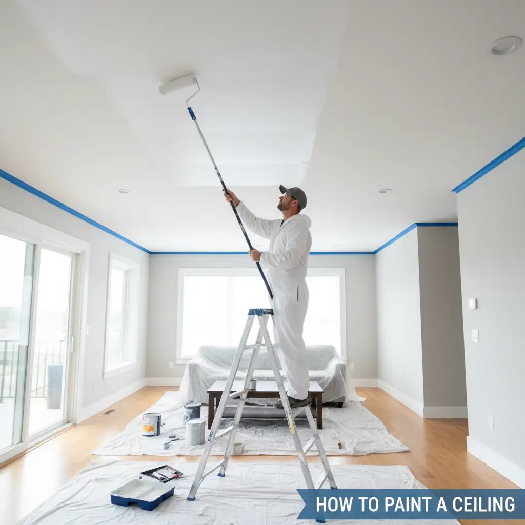 How to Paint a Ceiling Like a Pro - Complete Guide
