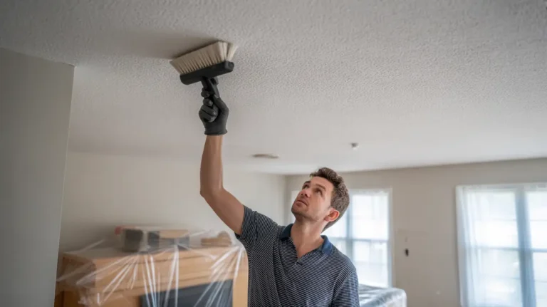 How to Paint a Popcorn Ceiling: Easy DIY Guide
