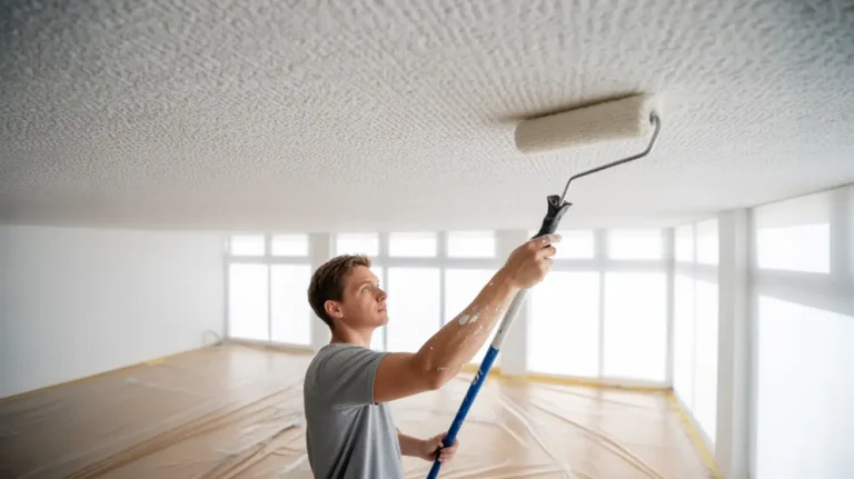 How to Paint a Popcorn Ceiling: Easy DIY Guide