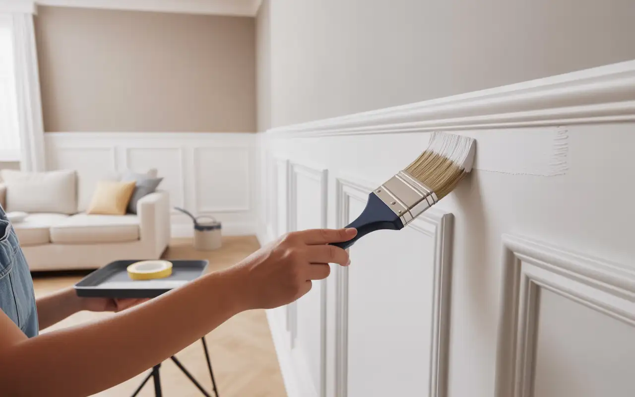 How to Paint Wainscoting Like a Pro in One Weekend