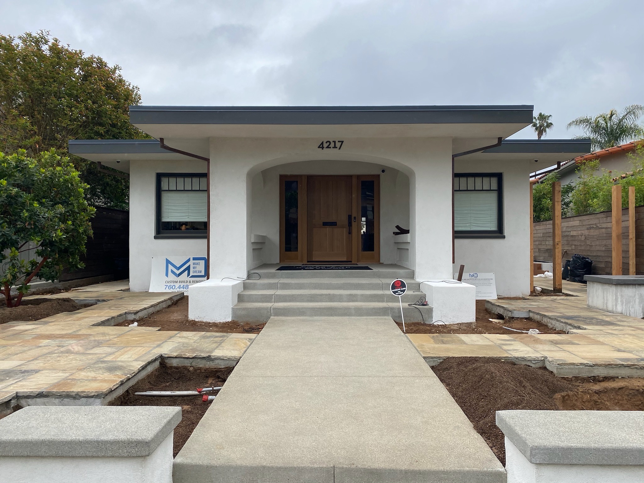 Exterior painting project