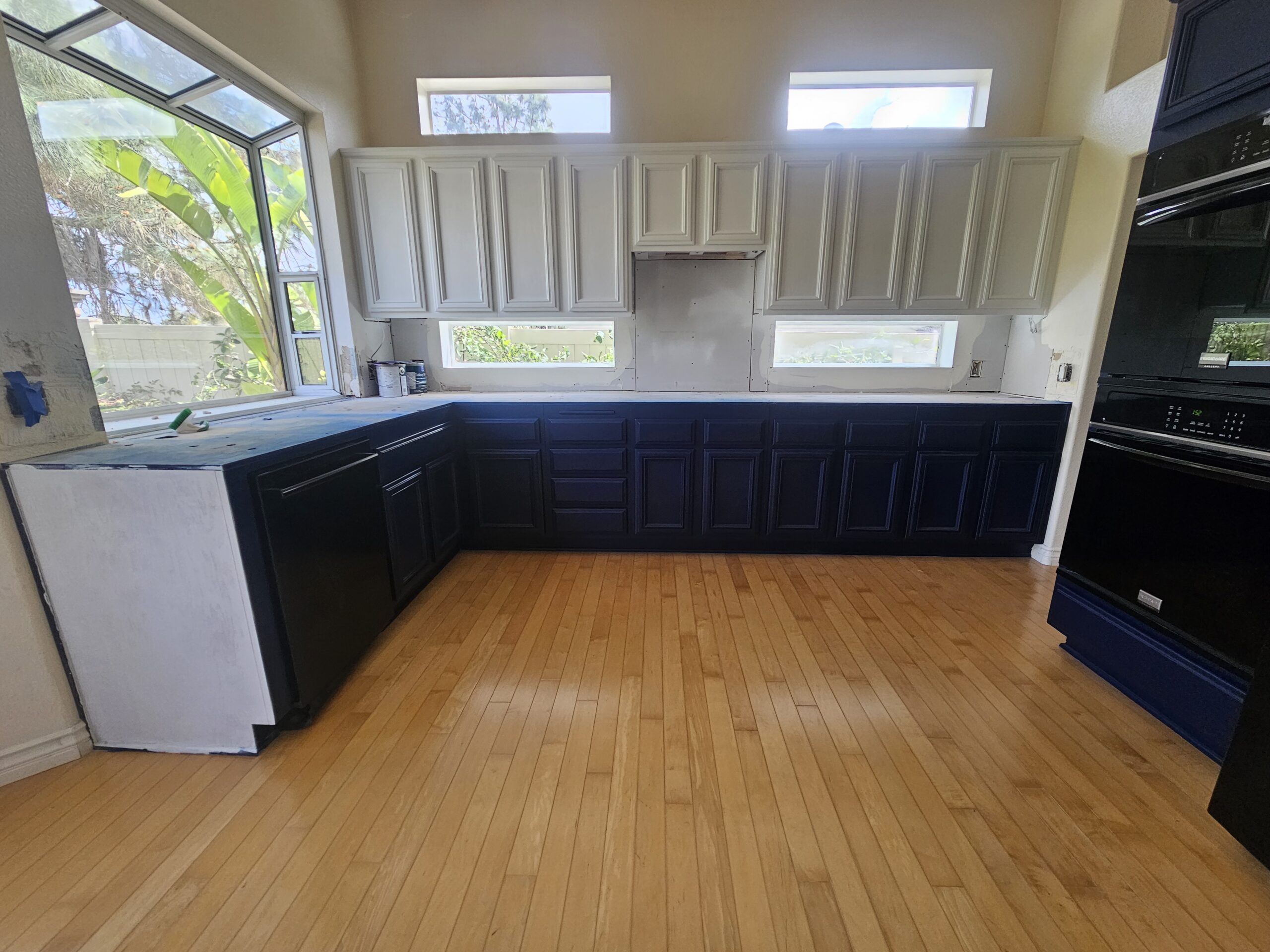 Cabinet painting project by SD Custom Painting