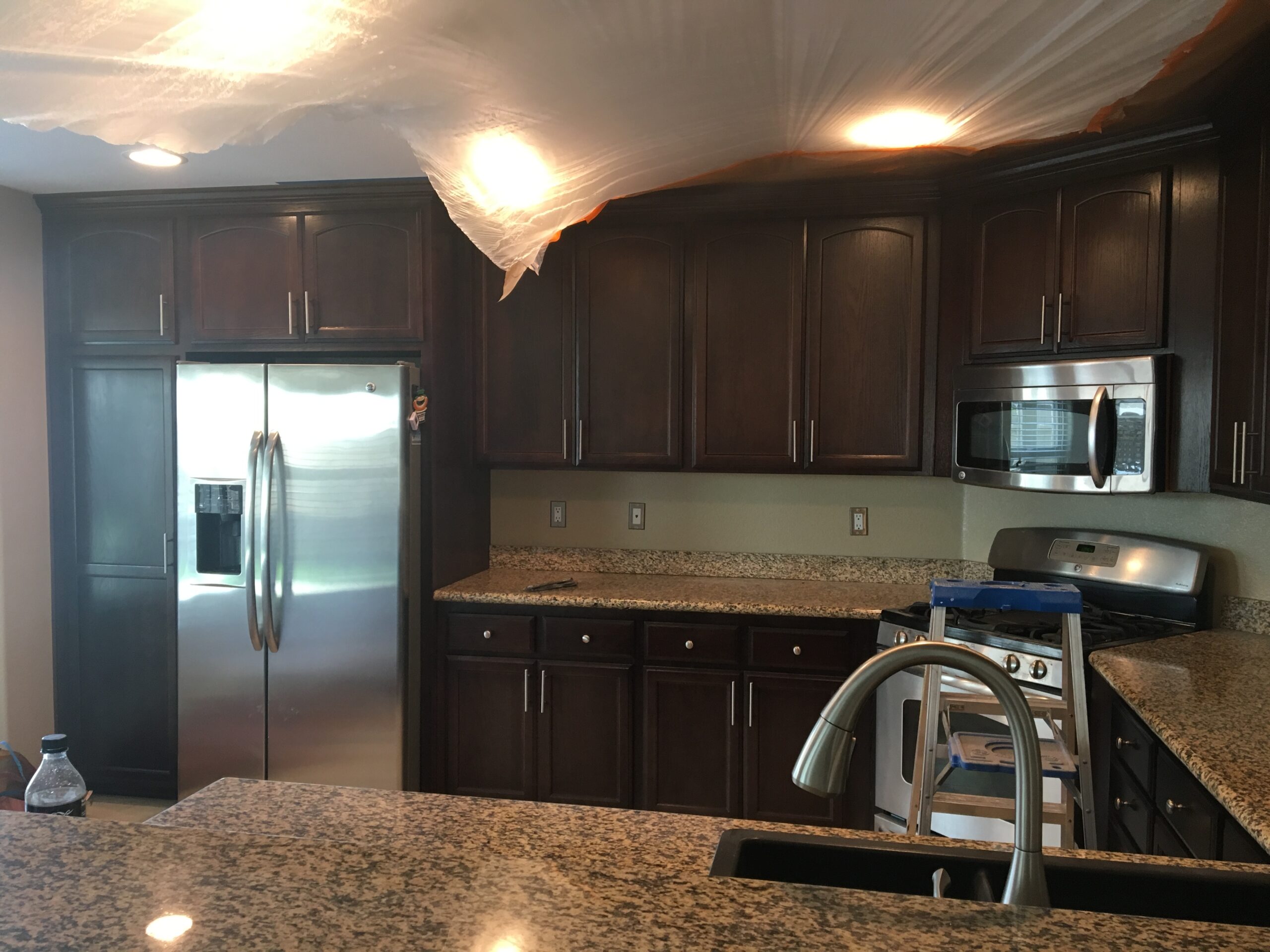 Cabinet painting project by SD Custom Painting