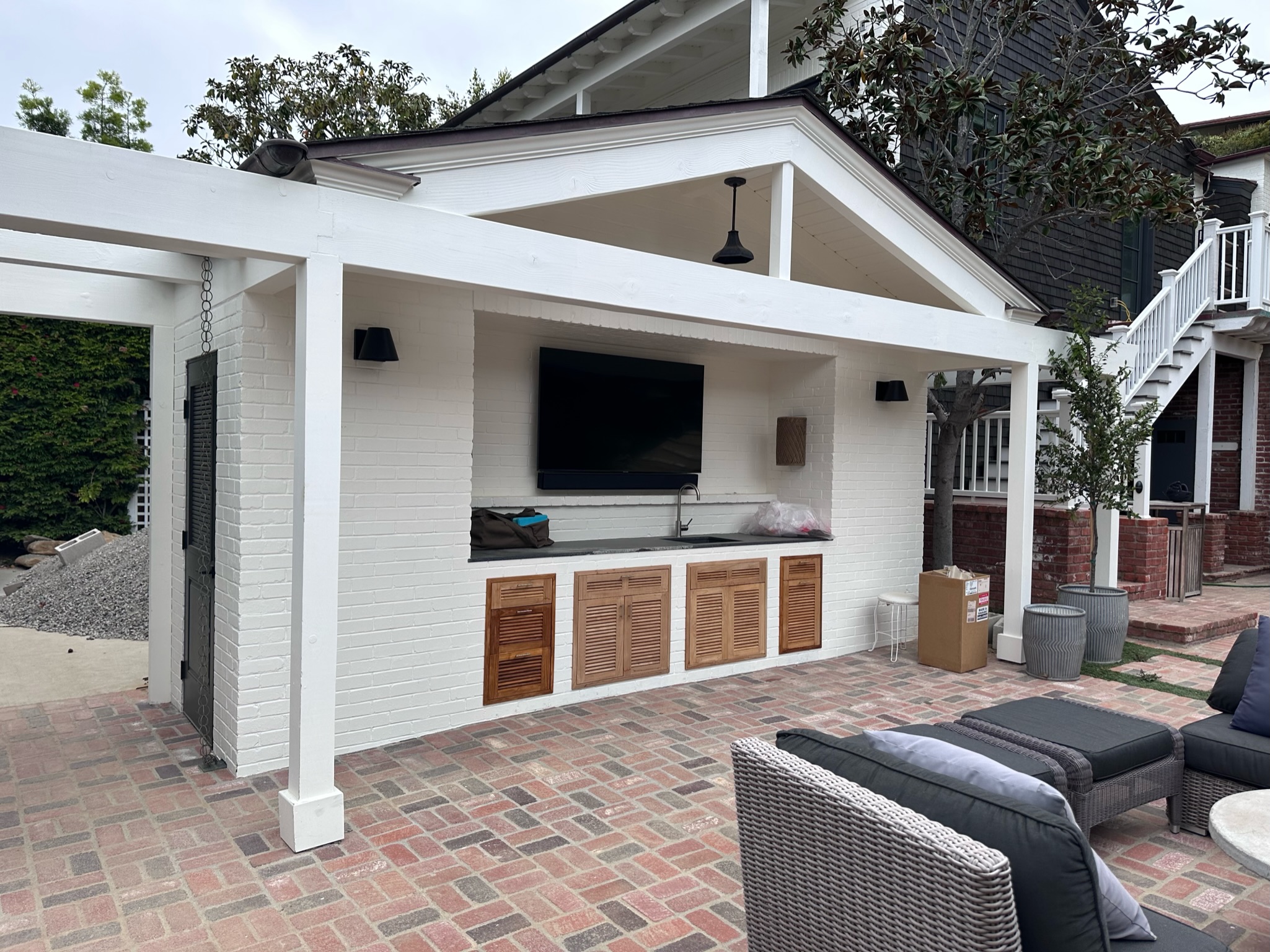 Exterior painting project