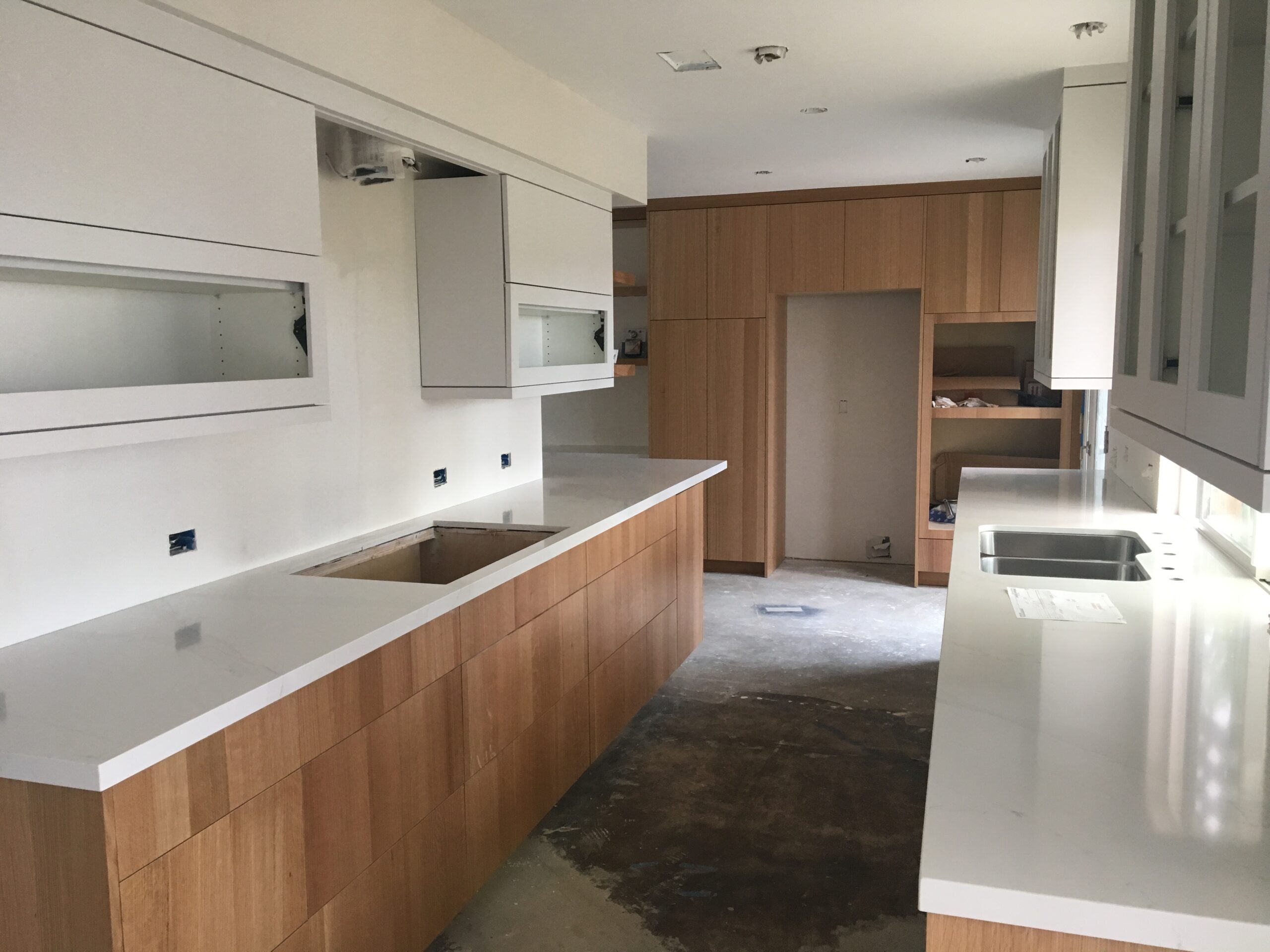 Cabinet painting project by SD Custom Painting