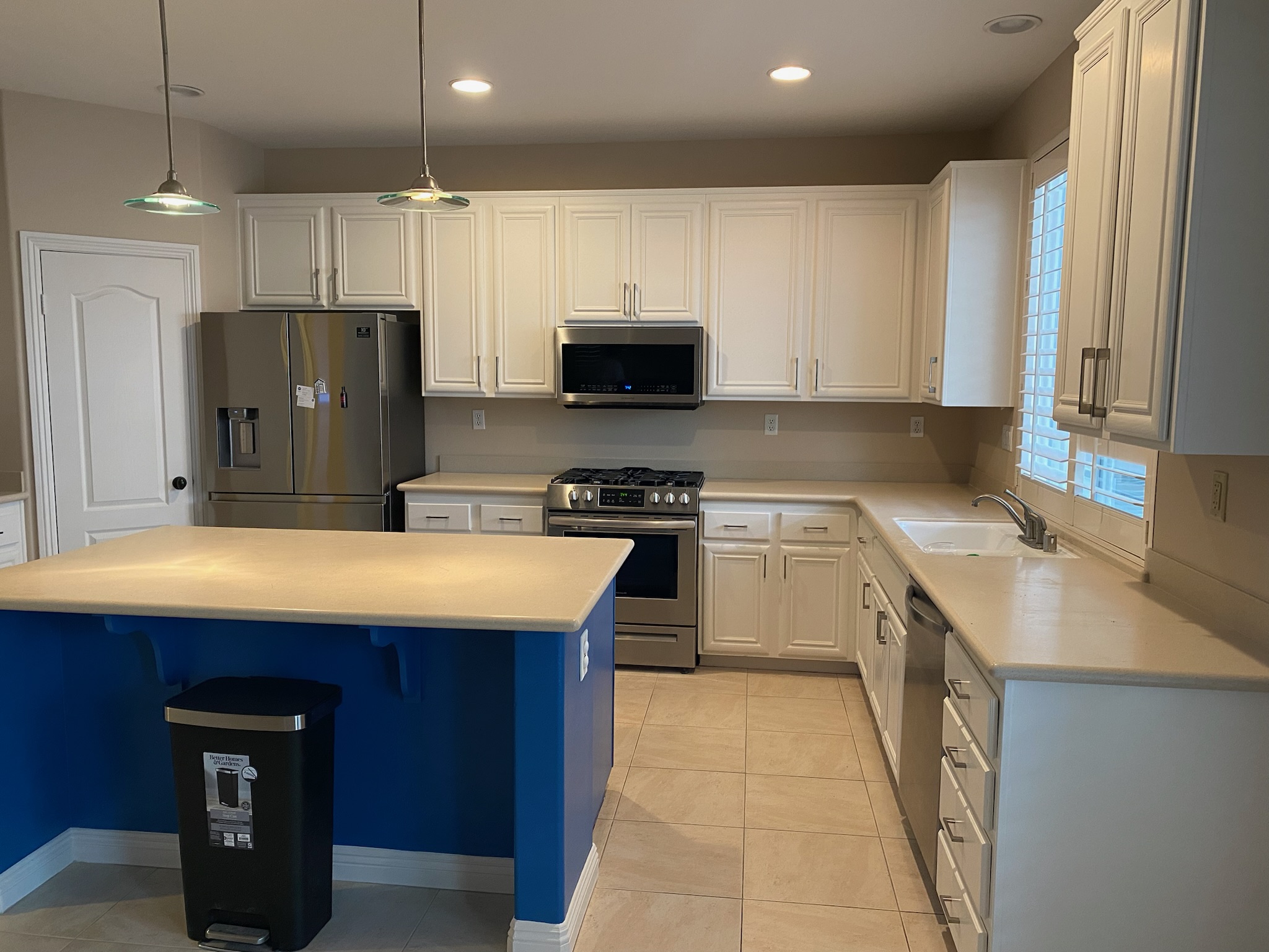 Cabinet painting project by SD Custom Painting