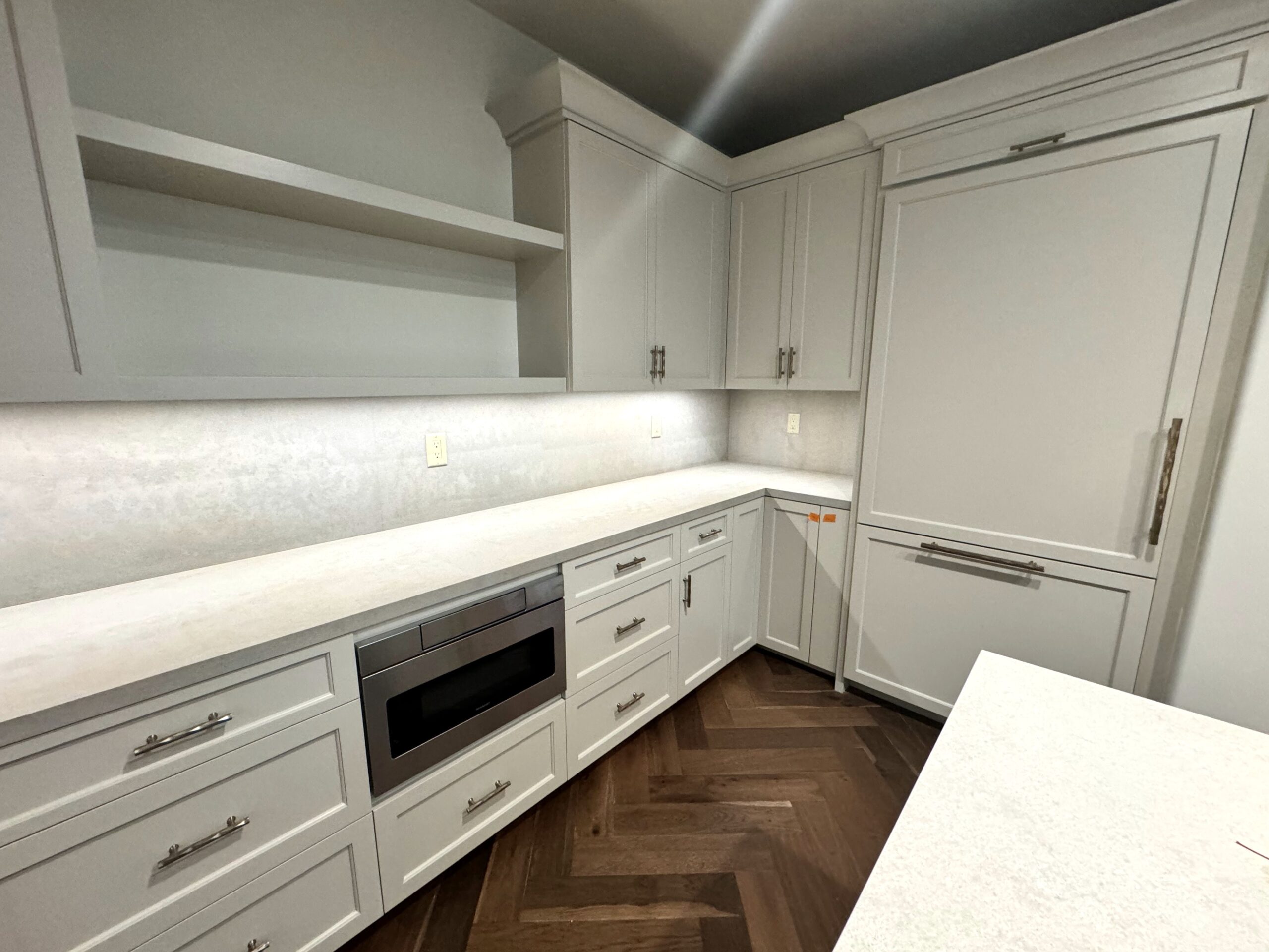 Cabinet painting project by SD Custom Painting