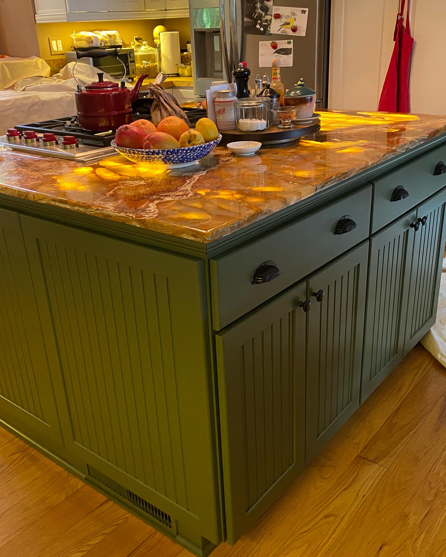 Cabinet painting project by SD Custom Painting