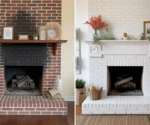 How to Paint a Brick Fireplace (Step-by-Step Guide)