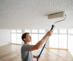 How to Paint a Popcorn Ceiling: Easy DIY Guide