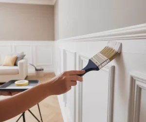 How to Paint Wainscoting Like a Pro in One Weekend