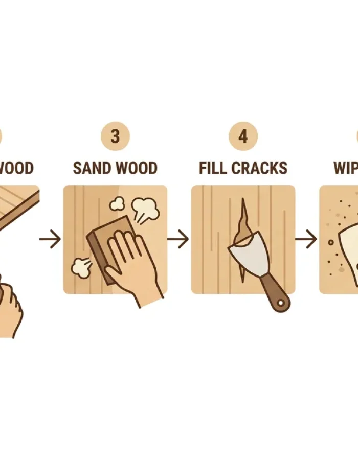 From cleaning to priming, these 6 steps prep any wood surface for a paint job that lasts.