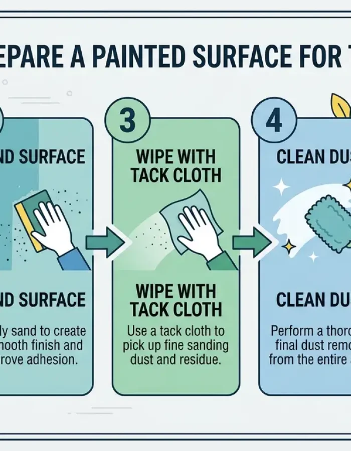 Follow these 5 steps to sand between paint coats and get a smooth, even finish before adding the next layer.