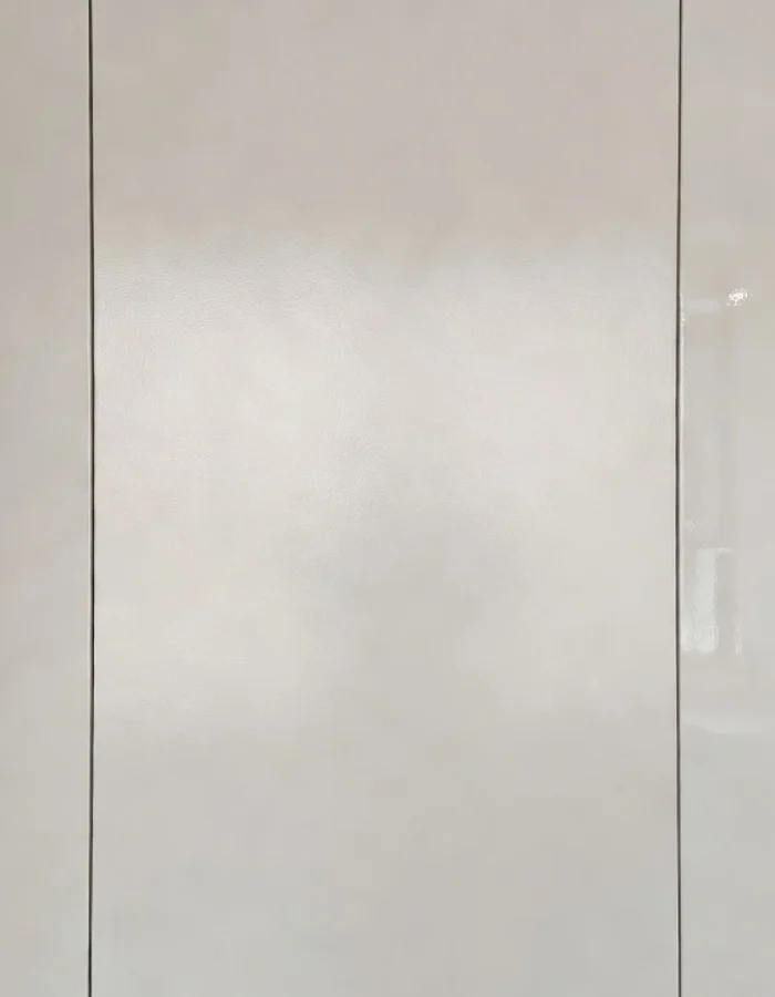 Satin vs matte vs gloss in one frame: matte on the left, satin in the middle, gloss on the right, all under the same light.